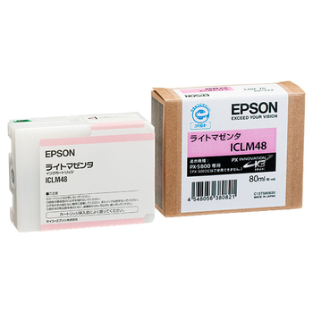エプソン PX-P/K3インクカートリッジ ライトマゼンタ 80ml ICLM48 1個