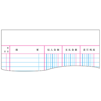 コクヨ ノート式帳簿 金銭出納帳(科目なし) A5 25行 40枚 チ-51 1冊