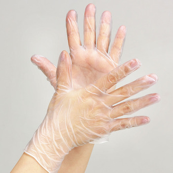オオサキメディカル オオサキプラスチック手袋 パウダーフリー M 70001 1箱(100枚)