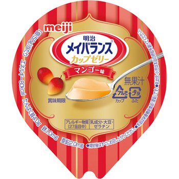 明治 メイバランスカップゼリー マンゴー味 58g 1セット(24個)