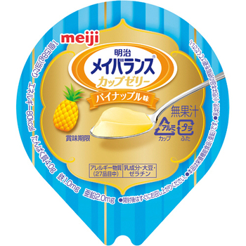 明治 メイバランスカップゼリー パイナップル味 58g 1セット(24個)