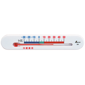 シンワ測定 冷蔵庫用温度計 マグネット付 72532 1個