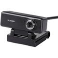 エレコム 高画質HD対応200万画素Webカメラ(イヤホンマイク付き) ブラック UCAM-C520FEBK 1台