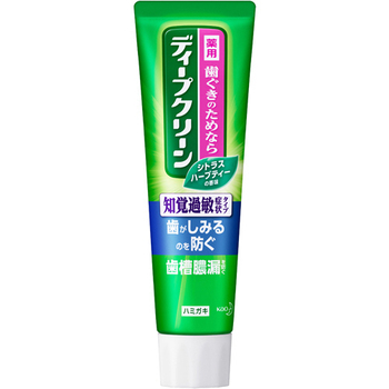 花王 ディープクリーン 薬用ハミガキ 知覚過敏症状タイプ 100g 1本