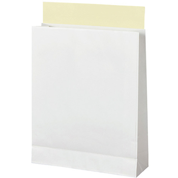 TANOSEE 宅配袋 晒片つや 小 白 封かんテープ付 1セット(800枚:100枚×8パック)