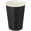 TANOSEE 厚紙タンブラー ブラック 280mL(9.5オンス) 1パック(50個)