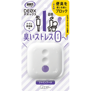 エステー 消臭力 DEOX トイレ用 ファインブーケ 本体 6ml 1個