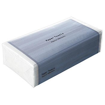TANOSEE ペーパータオル ハードタイプ(レギュラー) 200枚/パック 1セット(5パック)