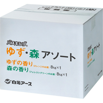 白元アース バスキング ゆず・森アソート(ゆずの香り×森の香り) 16kg 1箱