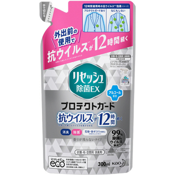 花王 リセッシュ 除菌EX プロテクトガード 香りが残らないタイプ つめかえ用 300ml 1個