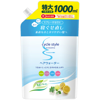 第一石鹸 サイクルスタイル ヘアウォーター 詰替用 特大 1000ml 1個