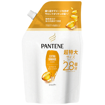 P&G パンテーン エクストラダメージケア シャンプー つめかえ用 超特大 860ml 1パック