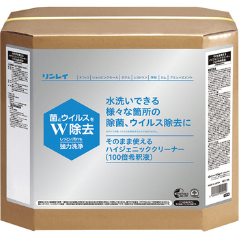 リンレイ そのまま使えるハイジェニッククリーナー 18L 1箱