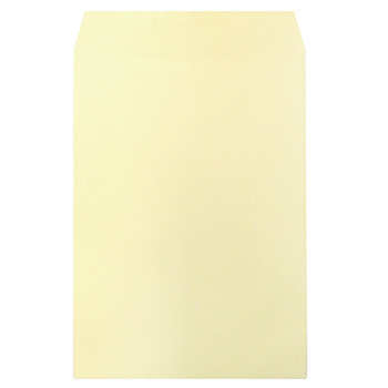 ハート 透けないカラー封筒 角2 パステルクリーム 100g/m2 〒枠なし XEP493 1パック(100枚)