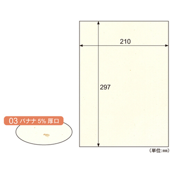 ヒサゴ サステナブルクラッポ A4 バナナ 5% FSCSC03S 1冊(10枚)