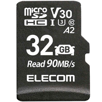 エレコム ドライブレコーダー用 microSDHCメモリーカード 32GB MF-DRMR032GU13 1枚