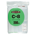 セイニチ ユニパック チャック付 ポリエチレン ヨコ70×タテ100×厚み0.08mm C-8 1パック(200枚)