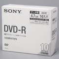 ソニー データ用DVD-R 4.7GB 16倍速 ワイドプリンタブル 5mmスリムケース 10DMR47HPA 1パック(10枚)