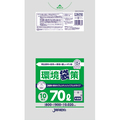 ジャパックス 環境袋策 再生原料ポリ袋 半透明 70L LRH79 1パック(10枚)