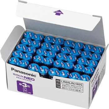 パナソニック アルカリ乾電池 エボルタNEO 単3形 LR6NJN/40S 1箱(40本)