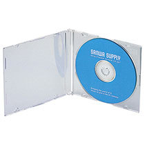 サンワサプライ DVD・CDケース クリア FCD-PU10C 1パック(10枚)