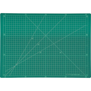 クロバー カッティングマット 45×32cm グリーン 57-643 1枚