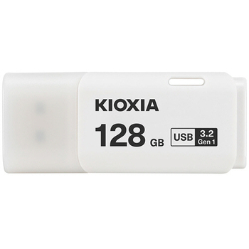 キオクシア TransMemory U301 USB3.2 Gen1対応 USBフラッシュメモリ 128GB キャップ式 ホワイト KUC-3A128GW 1個