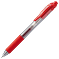 TANOSEE ノック式ゲルインクボールペン ニードルタイプ 0.5mm 赤 1本