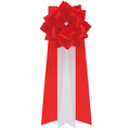 銀鳥産業 徽章リボン バラ三枚タレ 赤 小 459-823 1パック(20個)