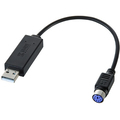 サンワサプライ USB-PS/2変換コンバータ USB(A)オス-ミニDIN6pinメス USB-CVPS5 1本