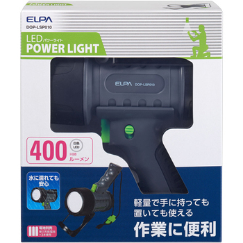 ELPA LEDパワーライト ホイッスル付ストラップ DOP-LSP010 1個