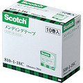 3M スコッチ メンディングテープ 810 小巻 18mm×30m クリアケース入 810-1-18C 1セット(10巻)