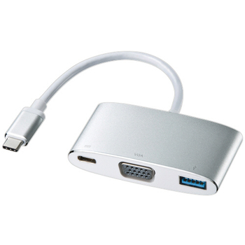サンワサプライ USB Type C-VGAマルチ変換アダプタ AD-ALCMV01 1個