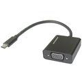 SUREFIRE Vodaview USB (TypeC)→VGA(RGB)変換アダプタ 約0.15m ブラック VV-USCVGA-B-DO 1個