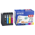 エプソン インクカートリッジ 4色パック IC4CL78 1箱(4個:各色1個)