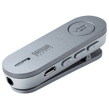 サンワサプライ Bluetooth会議スピーカーフォン(クリップ式マイクのみ) MM-BTMSP3CL 1台