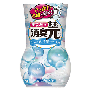 小林製薬 お部屋の消臭元 ふんわり清潔せっけん 400ml 1個