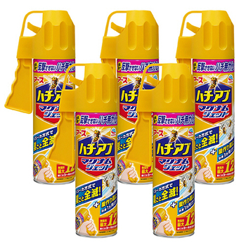 アース製薬 ハチアブマグナムジェット 550mL/本 1パック(5本)