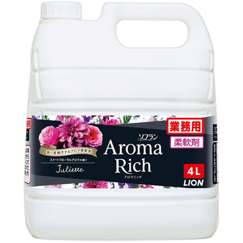 ライオン ソフラン アロマリッチ ジュリエット 業務用 4L 1本