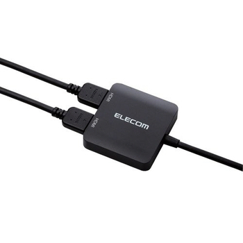 エレコム USB Type-C - HDMI変換アダプター 2ポート ブラック AD-CHDMI2BK2 1個