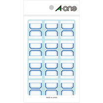エーワン セルフインデックス 中 24×32mm 青 04006 1セット(900片:180片×5パック)