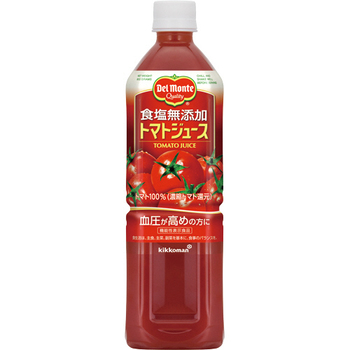 キッコーマン デルモンテ 食塩無添加トマトジュース 900g ペットボトル 1ケース(12本)