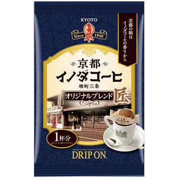 キーコーヒー ドリップオン 京都イノダコーヒ オリジナルブレンド 8g 1箱(5袋)