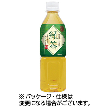 富永貿易 神戸茶房 緑茶 500mL ペットボトル 1セット(72本:24本×3ケース)