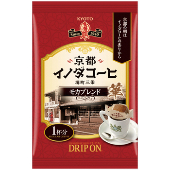 キーコーヒー ドリップオン 京都イノダコーヒ モカブレンド 8g 1箱(5袋)