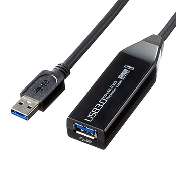 サンワサプライ 延長USB3.0アクティブリピーターケーブル (A)オス-(A)メス 3m KB-USB-R303 1本