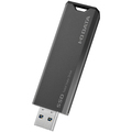 アイオーデータ USB 10Gbps(3.2 Gen2)対応スティックSSD 500GB グレー×ブラック SSPS-US500GR 1台