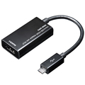 サンワサプライ HDMI-microUSB変換アダプタ ブラック AD-HD12MH 1個