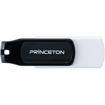 プリンストン USBフラッシュメモリー ストラップ付き 16GB ブラック/ホワイト PFU-T3KT/16GBKA 1個