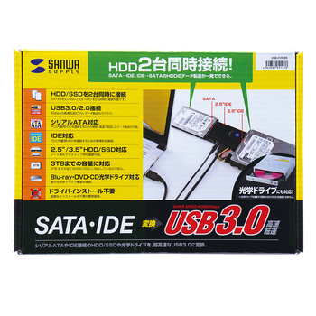 サンワサプライ IDE/SATA-USB3.0変換ケーブル USB-CVIDE6 1本